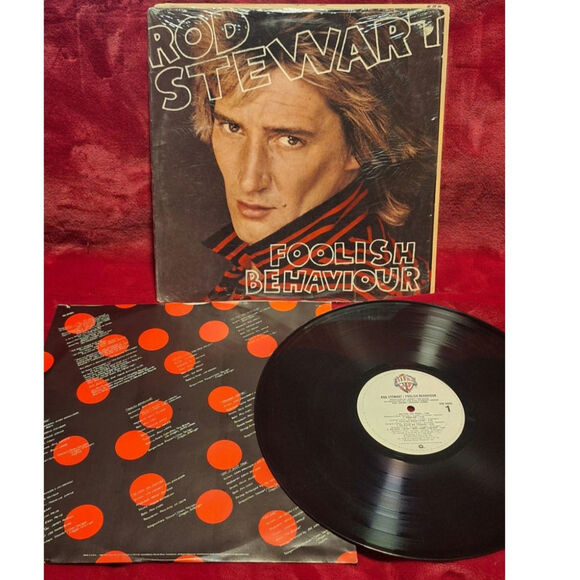 Rod Stewart Foolish Behaviour & Every Picture Tells a Story LP Albums- Poster! - Picture 1 of 12